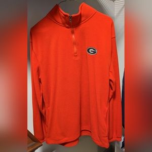 Georgia Bulldogs like new fleece quarterzip sweater